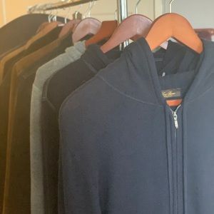 Loro Piana Silk/Cashmere Ribbed Hoodie